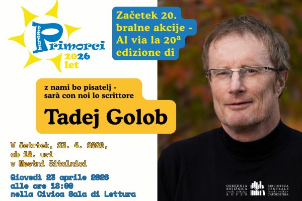 S Tadejem Golobom v novo sezono projekta “Primorci beremo”