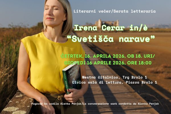 Irena Cerar predstavlja knjigo “Svetišča narave”