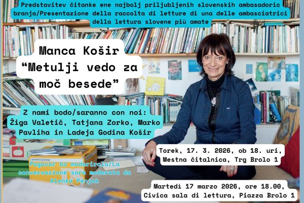 Večer, posvečen Manci Košir