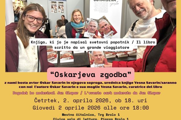Predstavitev knjige “Oskarjeva zgodba”