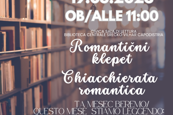 Prvi rojstni dan bralnega kluba “Romantični klepet”