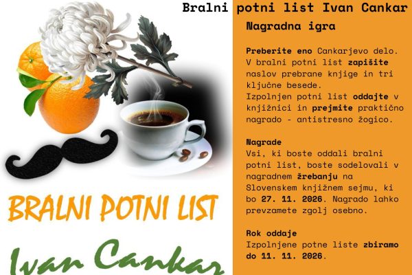 Bralni potni list Ivan Cankar