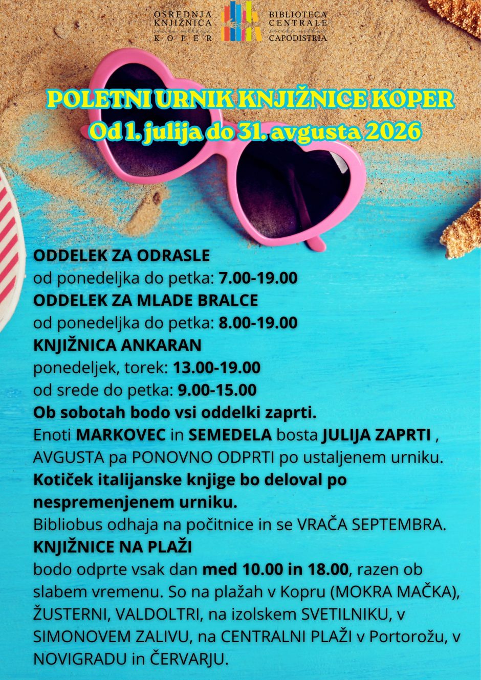Poletni Urnik Poster 6